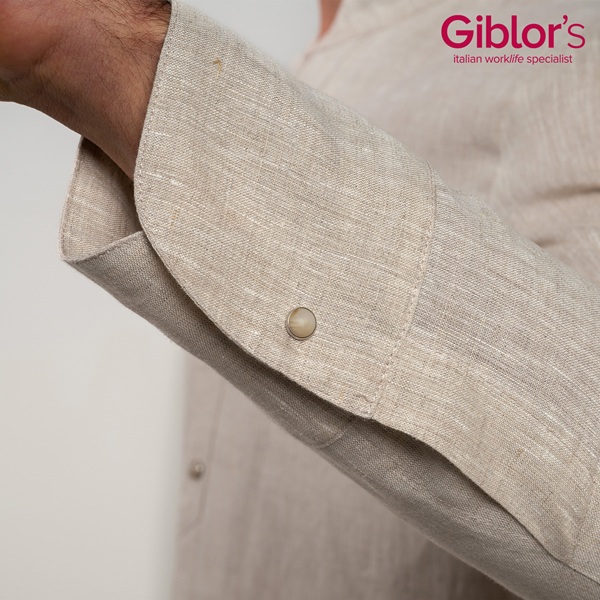 Giacca Cuoco Samuele in 100% lino - immagine 3